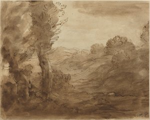 Chodnik w Burgundii. autorstwa Alphonse Legros