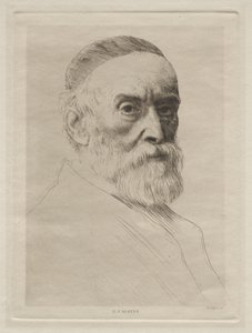 GF Watts. autorstwa Alphonse Legros