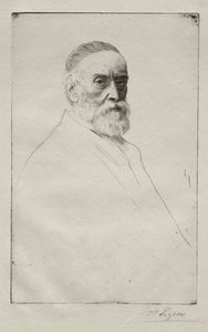 George Frederic Watts autorstwa Alphonse Legros