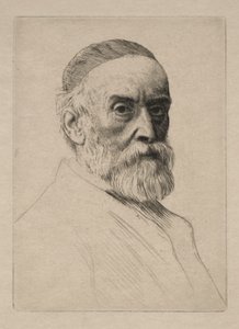 George Frederick Watts. autorstwa Alphonse Legros