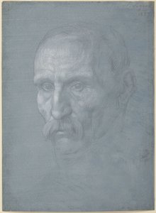 Głowa mężczyzny autorstwa Alphonse Legros
