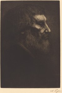 Głowa żebraka (Tete de mendiant) autorstwa Alphonse Legros