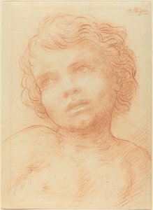 Głowa dziecka autorstwa Alphonse Legros