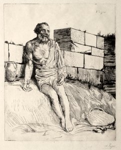 Praca (Pierwsza Płyta) autorstwa Alphonse Legros