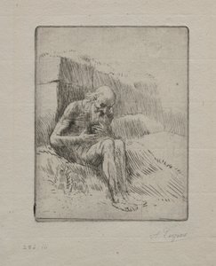 Praca (druga płyta) autorstwa Alphonse Legros