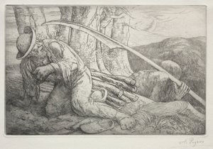 Śmierć i drwal 5 płyta. autorstwa Alphonse Legros