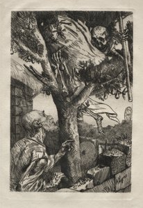śmierć na gruszy autorstwa Alphonse Legros