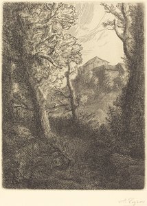 Krajobraz autorstwa Alphonse Legros