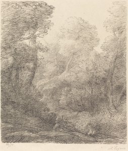 Krajobraz: poranna mgła autorstwa Alphonse Legros