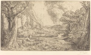Krajobraz Krajobraz. autorstwa Alphonse Legros