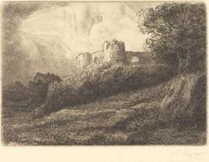 Krajobraz Krajobraz. autorstwa Alphonse Legros