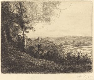 Krajobraz: Droga do Horville Paysage: Chemin d