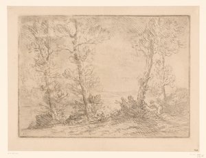 Landschap wkłada śrubę Rybak łososia autorstwa Alphonse Legros