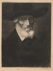 Duży portret Thomasa Carlylea autorstwa Alphonse Legros