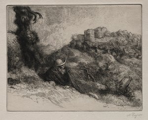 Zamki Powracających. autorstwa Alphonse Legros