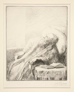 Le Rekonwalescent (Rekonwalescent) autorstwa Alphonse Legros