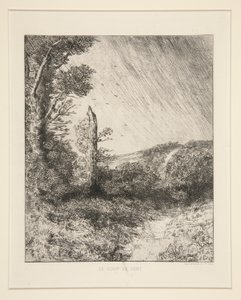 Le Coup de Vent (Podmuch wiatru) autorstwa Alphonse Legros