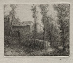 Most Młyński autorstwa Alphonse Legros