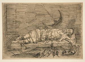 Le Puits et le Pendule, nr 1 (Dół i wahadło, nr 1) autorstwa Alphonse Legros