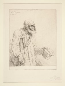 Żebrak (Żebrak) autorstwa Alphonse Legros