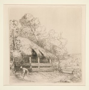 Le petit hangar (Mała Szopa) autorstwa Alphonse Legros