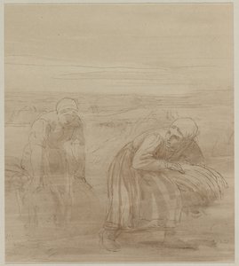 Gleanerowie, XIX wiek. autorstwa Alphonse Legros