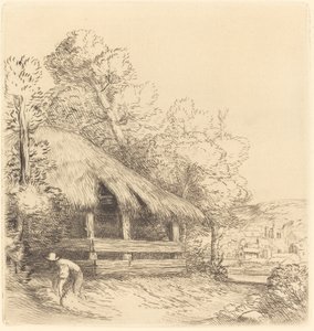Małe schronisko (Le petit hangar) autorstwa Alphonse Legros