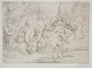 Lato. autorstwa Alphonse Legros