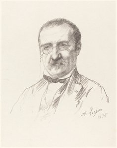 M. Champfleury autorstwa Alphonse Legros