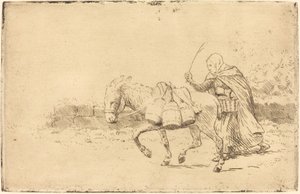 Dojarka z Boulogne, 1. płyta Laitiere a Boulogne. autorstwa Alphonse Legros