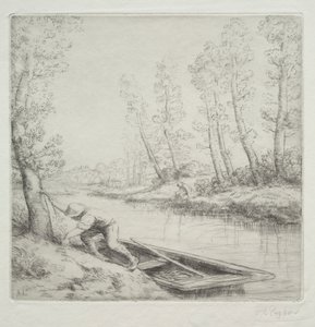 Poranek na rzece Poranek na rzece. autorstwa Alphonse Legros