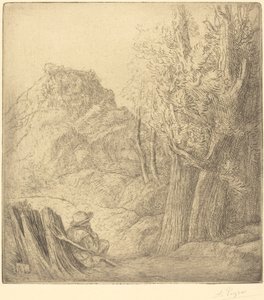 Stara wieś autorstwa Alphonse Legros