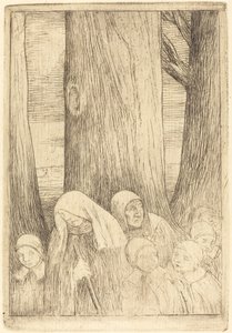 Sieroty Sieroty. autorstwa Alphonse Legros