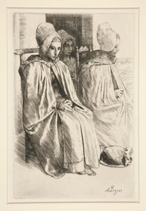 Wieśniaki w sąsiedztwie Boulogne autorstwa Alphonse Legros