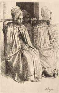 Chłopki z okolic Boulogne autorstwa Alphonse Legros