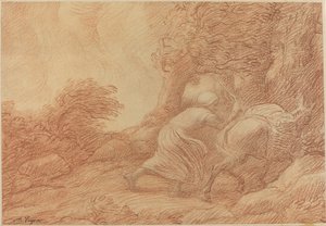 Chłop i doc. autorstwa Alphonse Legros