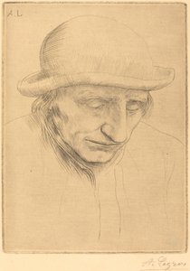 Chłop w Okrągłym Kapeluszu autorstwa Alphonse Legros