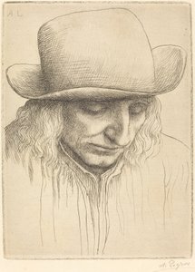 Chłop w okrągłym kapeluszu Chłop w okrągłym kapeluszu. autorstwa Alphonse Legros