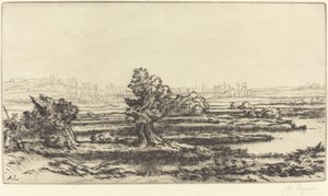 Torfowiska (Les Tourbieres) autorstwa Alphonse Legros