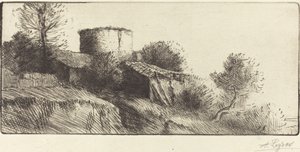 Wieża Gołębi autorstwa Alphonse Legros