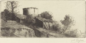 Wieża Gołębi autorstwa Alphonse Legros