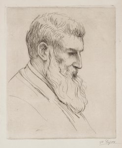 Portret Craibe Angusa. autorstwa Alphonse Legros