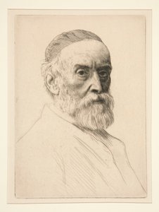 Portret G.F. Waty (RA) autorstwa Alphonse Legros
