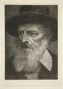 Portret Tennysona autorstwa Alphonse Legros