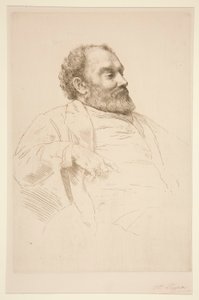 Portret Val Prinsepa, R.A. autorstwa Alphonse Legros