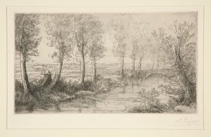 Pres du moulin (W pobliżu młyna) autorstwa Alphonse Legros
