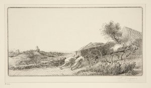 Wnosząc Hay autorstwa Alphonse Legros
