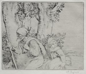 Powrót z pola (Le Retour des Champs II płyta) autorstwa Alphonse Legros