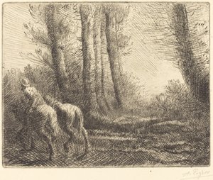 Powrót z orki (Le retour de labourage) autorstwa Alphonse Legros