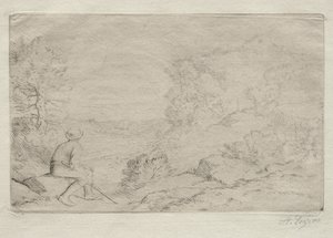 Skały. autorstwa Alphonse Legros